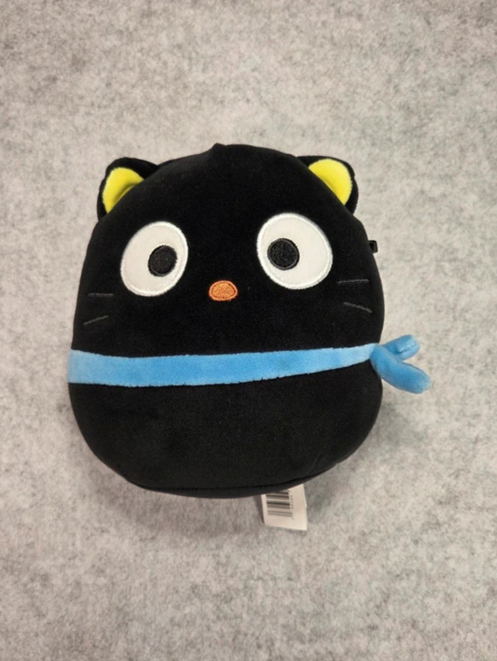 Squishmallows Chococat Sanrio 7" Plush Black Cat Blue Scarf Hello Kitty
